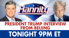 Trump interview from Beijing tonight on 'Hannity' at 9PM ET - Fox News
