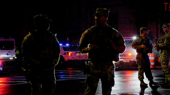 5 National Guardsman police cars night shot - Fox News