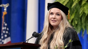 Erika Kirk recounts fond honeymoon memory during commencement address - Fox News
