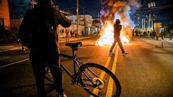 FIRE IN MIDDLE OF STREET - Fox News