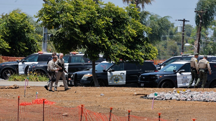 officers walking holding gun - Fox News