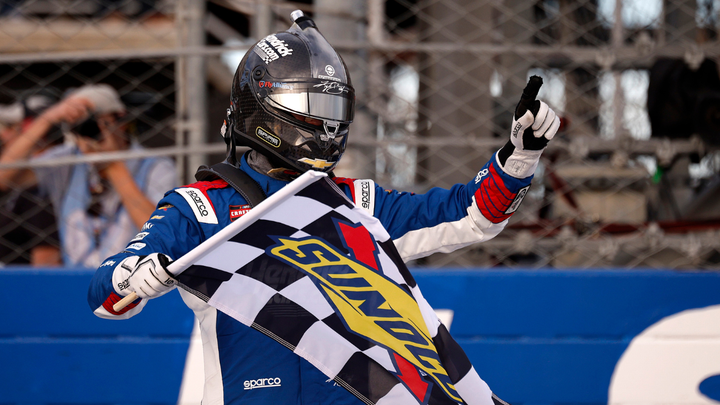 busch with checkered flag - Fox News