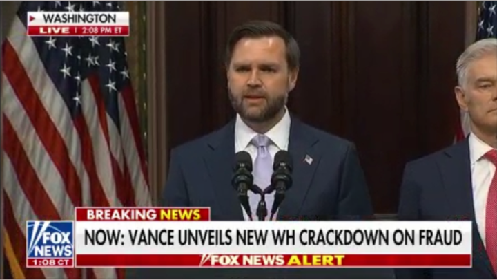 HAPPENING NOW: Vance unveils new Trump administration crackdown on fraud - Fox News