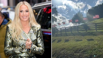 Veterans choke up over Carrie Underwood's American flag display in Tennessee - Fox News