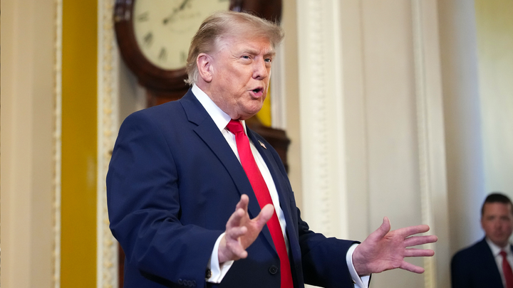 Trump’s Senate meeting explodes into shouting match over Iran: 'He named names' - Fox News