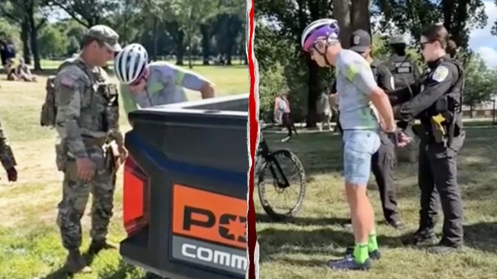 Former Olympian denies vandalizing Reflecting Pool after viral arrest - Fox News