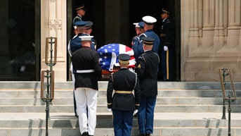 Casket outside - Fox News