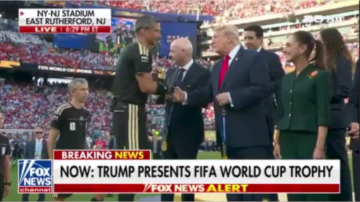 HAPPENING NOW: Trump participates in World Cup final trophy presentation - Fox News