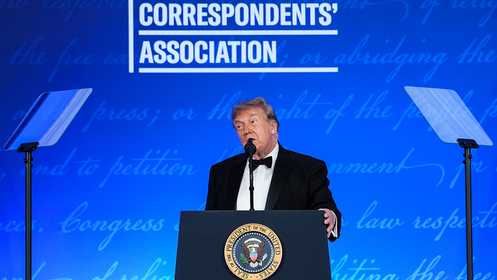 Trump delivers jokes and jabs at WCHA Dinner - Fox News