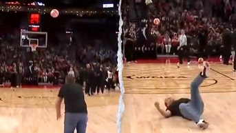 WNBA fan wipes out shooting half-court shot for a free car and it gets ugly fast - Fox News