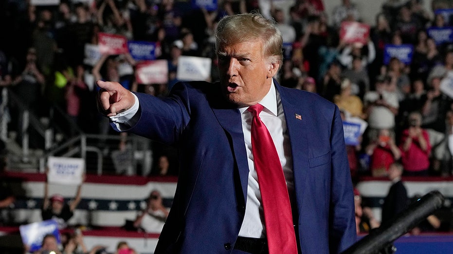 Trump during Pennsylvania campaign rally