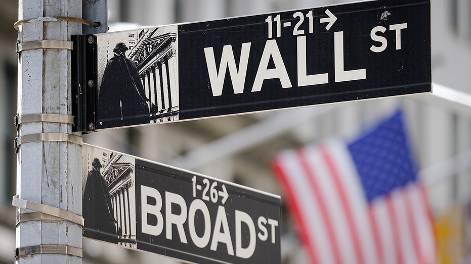 Wall Street sign on NYC corner