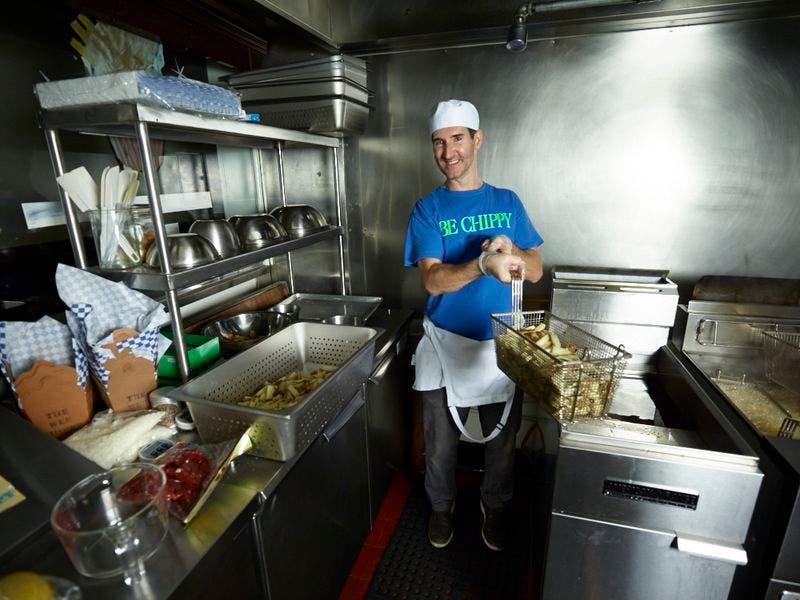 Scottish French Fries Sizzling in L.A.