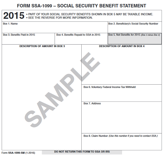 Form SSA-1099: What Everyone on Social Security Should ...