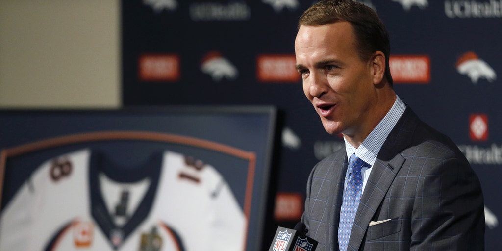 Peyton Manning dons new Denver Broncos jersey for DIRECTV commercial 