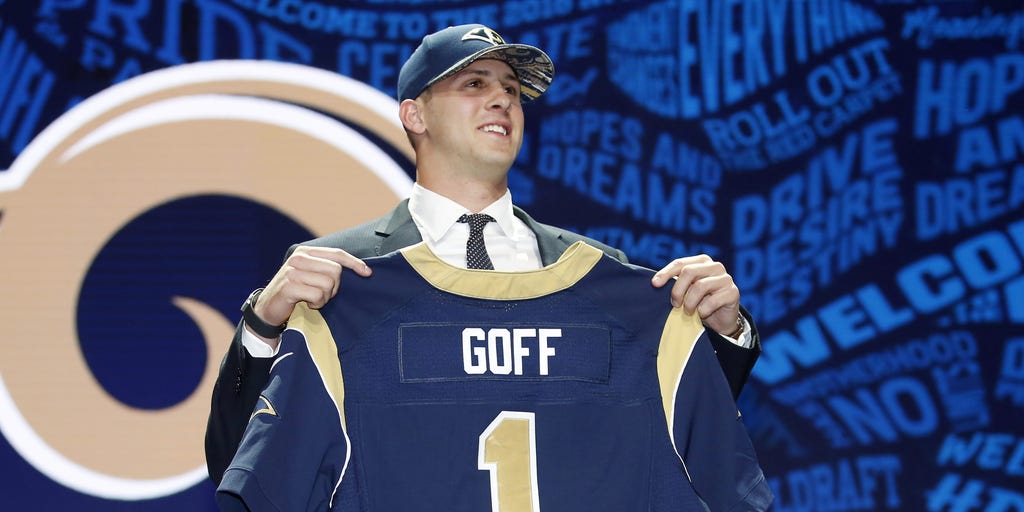 Jared Goff Los Angeles Rams Jersey player shirt