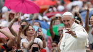 Pope to unions calls for new social pact to get youths jobs