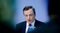 European Central Bank's Draghi cagey on stimulus exit