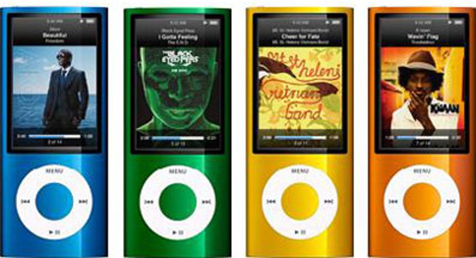 iPod Nanos Side by Side