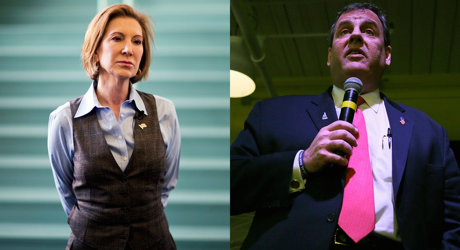 Carly Fiorina and Chris Christie FBN