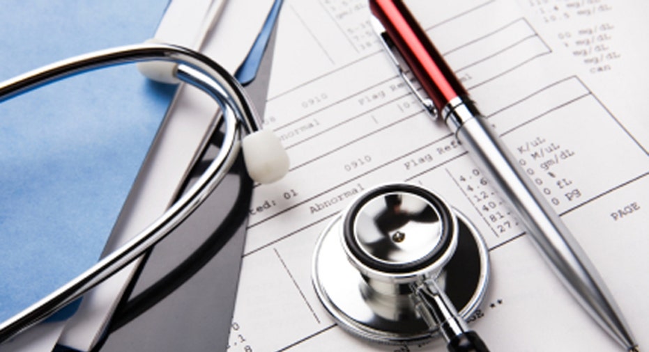 Medical Records & Stethoscope