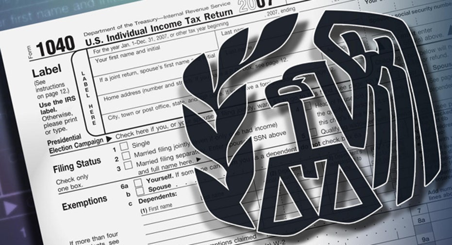 IRS logo tax 1040 form