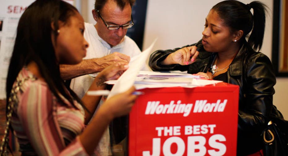 People Filling Out Job Applications