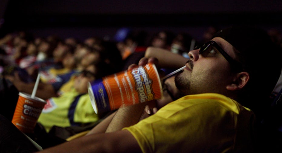 drinking soda at movies