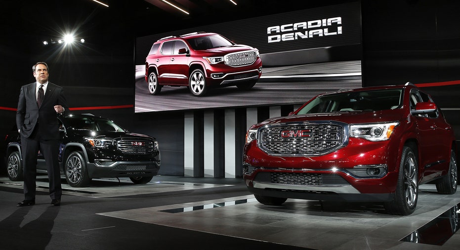 2017 GMC Acadia, Detroit Auto Show, General Motors, GM