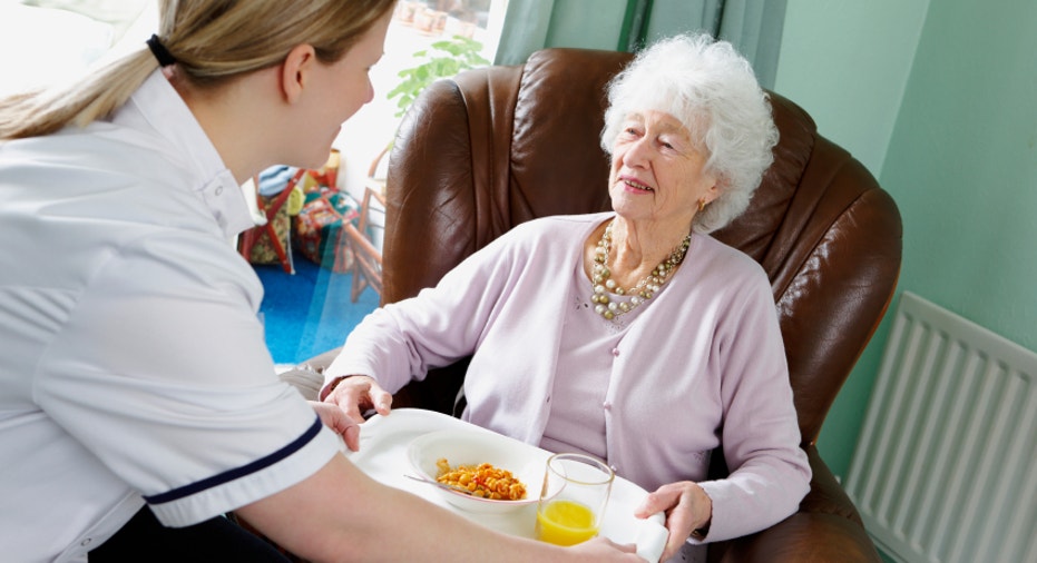 carer and elderly lady