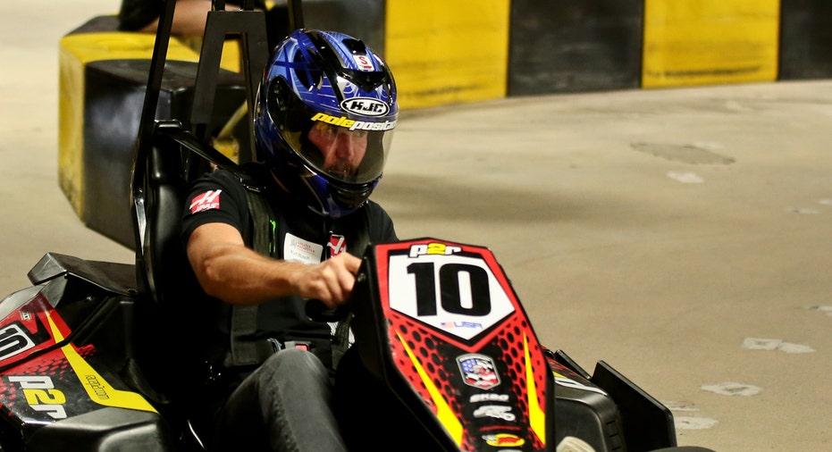 Kurt Busch go-kart NASCAR FBN