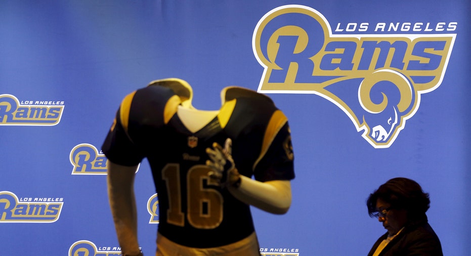 Los Angeles Rams uniform FBN