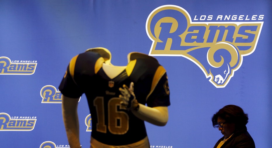 Los Angeles Rams uniform FBN