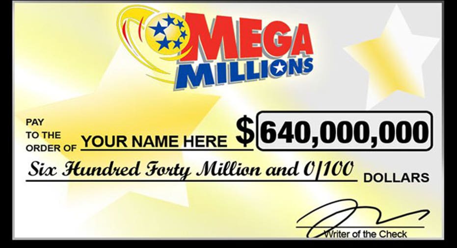 Mega Million $640 Check