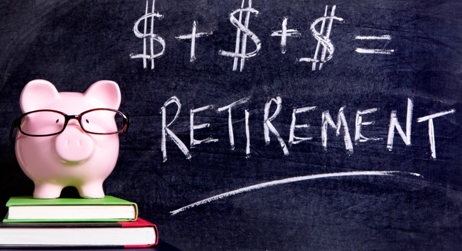 Piggy Bank with retirement formula