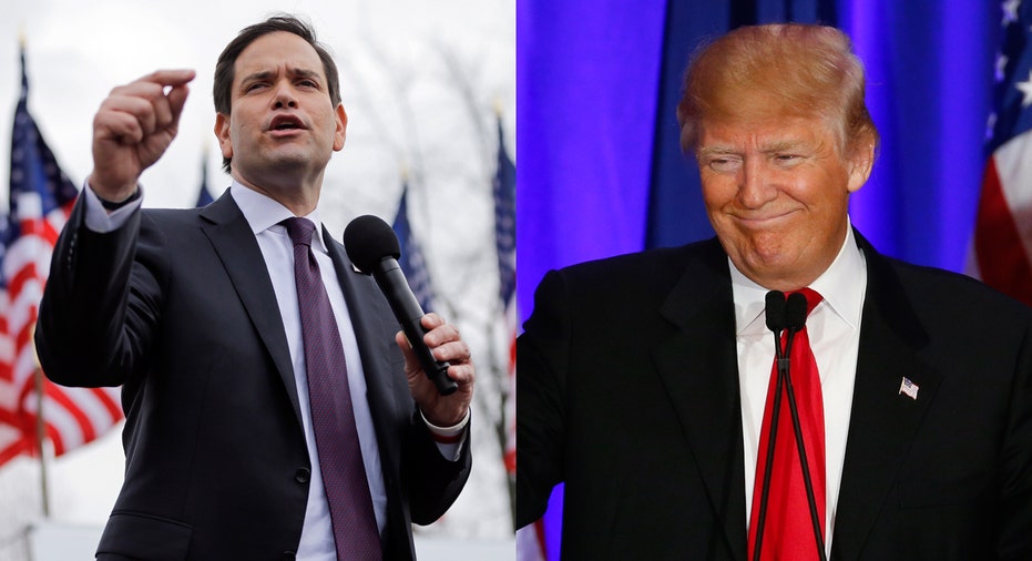 Marco Rubio and Donald Trump FBN