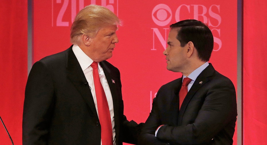 Donald Trump and Marco Rubio FBN