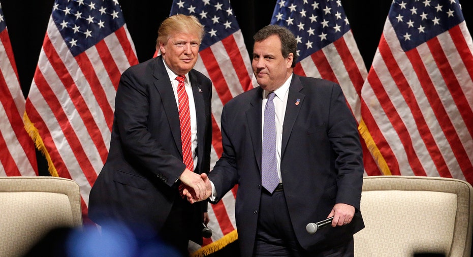 Donald Trump and Chris Christie FBN