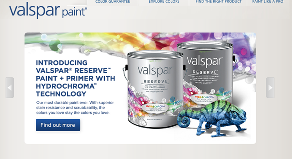 Valspar Beats Street Views As Paint Sales Climb Fox Business   ValsparPaint 