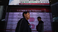 Asian shares lower, China in focus after big selloff