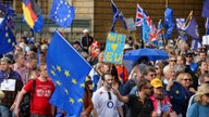 Thousands rally in central London to protest Brexit plan