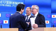 EU, Japan hail free trade deal: "A message to the world"