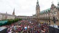Thousands protest in German city of Hamburg before G20