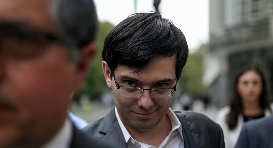 Former drug company executive Martin Shkreli exits U.S. District Court at his securities fraud trial in New York City, August 3, 2017