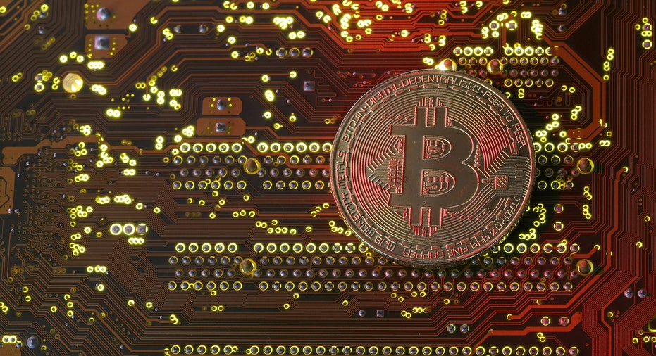 Bitcoin and Computer Motherboard RTR FBN