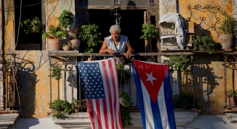 Cuba Flag American Flag AP FBN