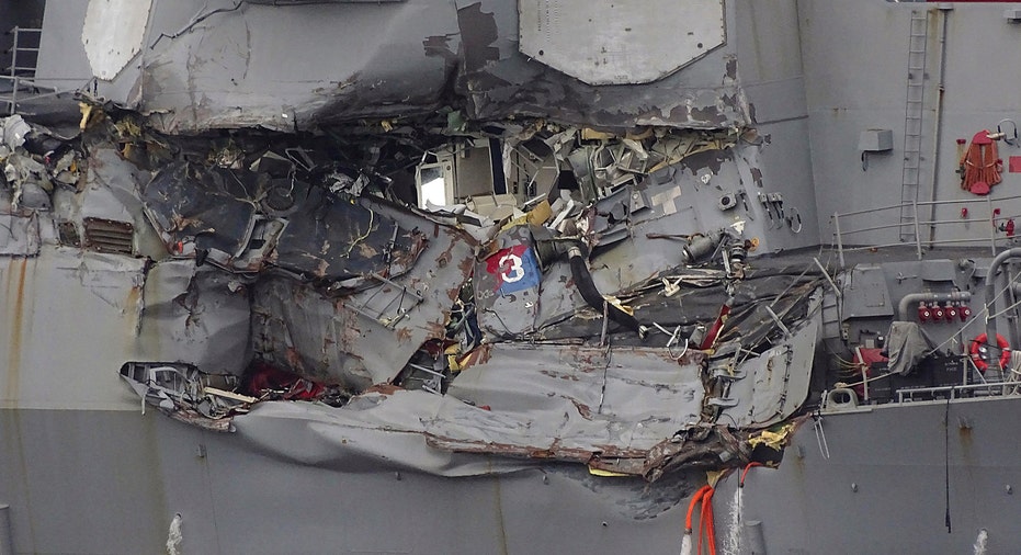 USS Fitzgerald Damaged AP FBN