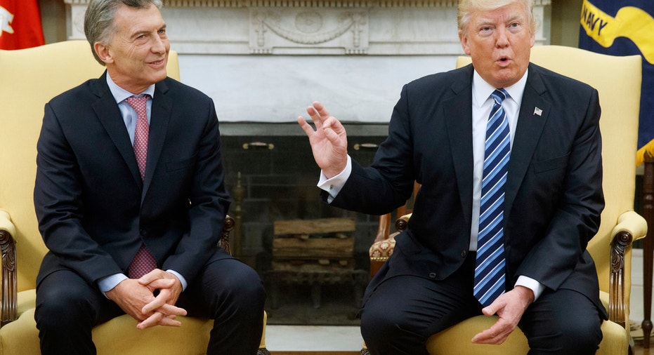 Trump & Argentine President Mauricio Macri FBN