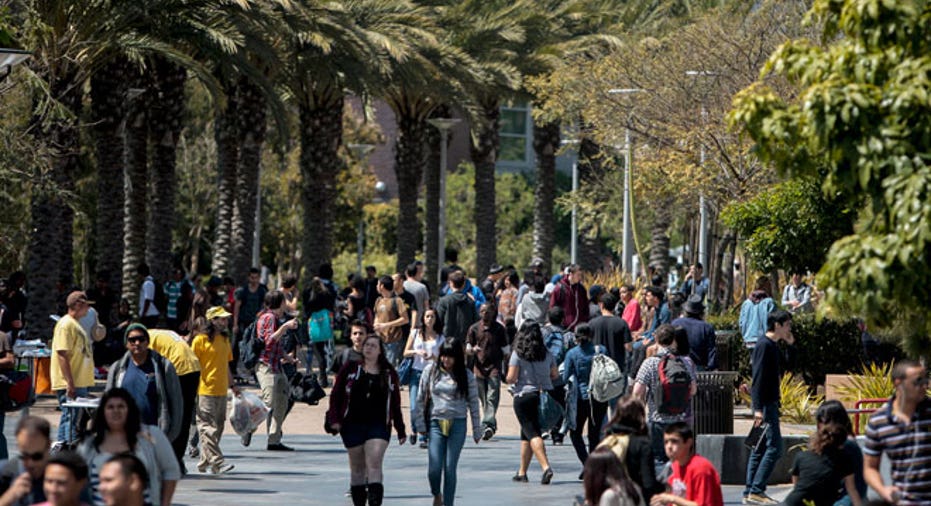 college campus, college, campus, students 