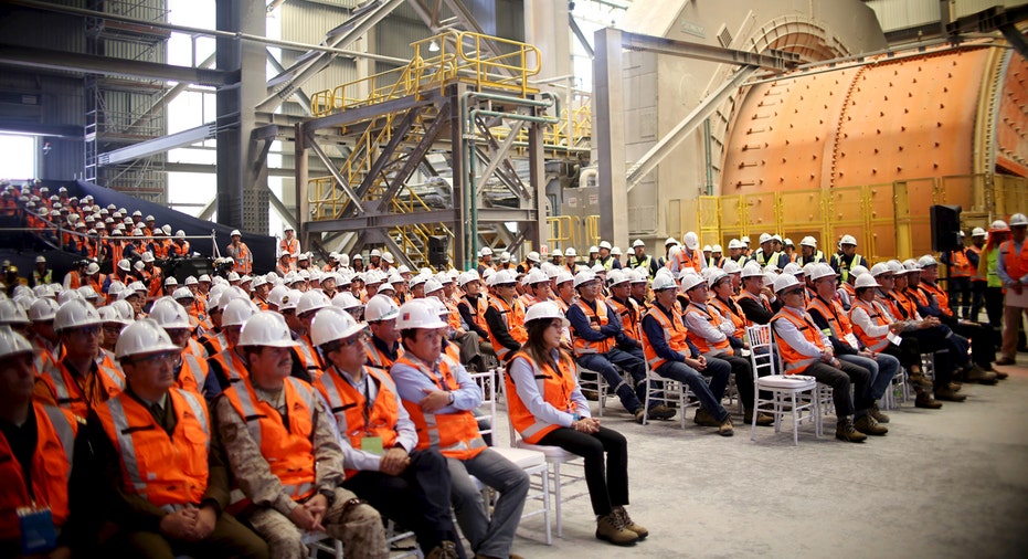 BHP copper mine workers in Chile FBN
